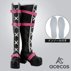 画像1: ラブライブ！サンシャイン!!　風　Aqours　津島善子　パンクロック編　覚醒後　コスプレ靴　コスプレブーツ　靴用品 (1)