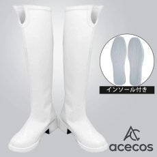 画像1: プリンセスコネクト!Re:Dive　風　プリコネ　プリコネR　Princess Connect!　ユイ　コスプレ靴　コスプレブーツ　靴用品 (1)