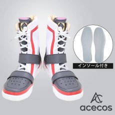 画像1: ツイステッドワンダーランド　風　ハーツラビュル寮　デュース・スペード　Deuce Spade　トレイ・クローバー　Trey Clover　寮服　コスプレ靴　コスプレブーツ　靴用品 (1)