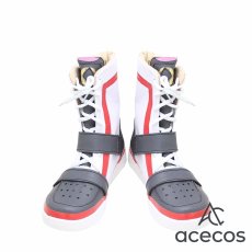 画像2: ツイステッドワンダーランド　風　ハーツラビュル寮　デュース・スペード　Deuce Spade　トレイ・クローバー　Trey Clover　寮服　コスプレ靴　コスプレブーツ　靴用品 (2)