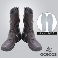 画像1: ツイステッドワンダーランド　風　サバナクロー寮　ラギー・ブッチ　Ruggie Bucchi　コスプレ靴　コスプレブーツ　靴用品 (1)