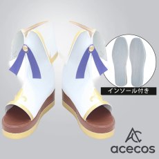 画像1: プリンセスコネクト!Re:Dive　風　プリコネ　プリコネR　Princess Connect!　水着　キャル（サマー）　コスプレ靴　コスプレブーツ　靴用品 (1)
