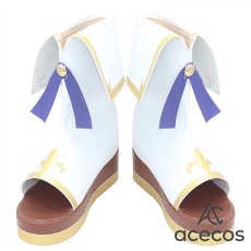 画像2: プリンセスコネクト!Re:Dive　風　プリコネ　プリコネR　Princess Connect!　水着　キャル（サマー）　コスプレ靴　コスプレブーツ　靴用品 (2)
