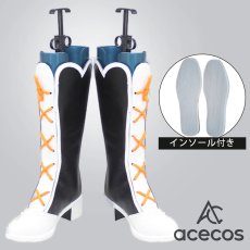 画像1: ラブライブ！サンシャイン!!　風　Aqours　未体験HORIZON　国木田花丸　コスプレ靴　コスプレブーツ　靴用品 (1)