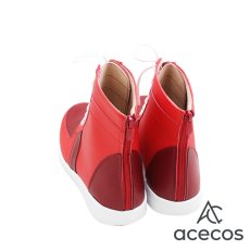 画像6: ツイステッドワンダーランド　風　ハーツラビュル寮　エース・トラッポラ　Ace Trappola　R/制服　コスプレ靴　コスプレブーツ　靴用品 (6)