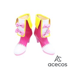 画像2: アイカツ!　風　星宮いちご　コスプレ靴　コスプレブーツ　靴用品 (2)