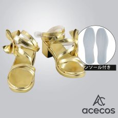 画像1: アークナイツ　風　プラチナ　コスプレ靴　コスプレブーツ　靴用品 (1)