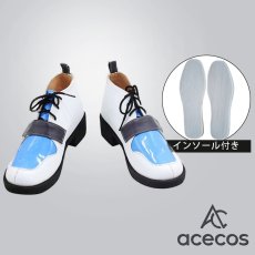 画像1: バーチャルYouTuber　風　VTuber　ガウル・グラ　がうる・ぐら　コスプレ靴　コスプレブーツ　靴用品 (1)
