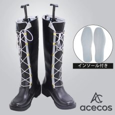 画像1: あんさんぶるスターズ！　風　あんスタ！Music　羽風薫　コスプレ靴　コスプレブーツ　靴用品 (1)