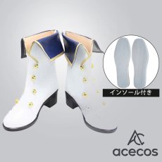 画像1: 魔法使いの約束　風　リケ・オルティス　コスプレ靴　コスプレブーツ　靴用品 (1)