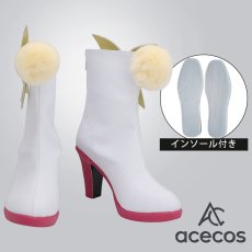 画像1: ラブライブ！スクフェスAC　風　キャットツインテール　星空凛　コスプレ靴　コスプレブーツ　靴用品 (1)