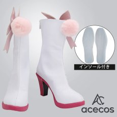 画像1: ラブライブ！スクフェスAC　風　キャットツインテール　矢澤にこ　コスプレ靴　コスプレブーツ　靴用品 (1)
