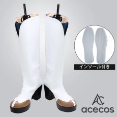 画像1: 無職転生 ?異世界行ったら本気だす?　風　ロキシー・ミグルディア　コスプレ靴　コスプレブーツ　靴用品 (1)