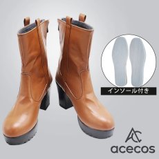 画像1: 呪術廻戦　風　禪院真依　コスプレ靴　コスプレブーツ　靴用品 (1)