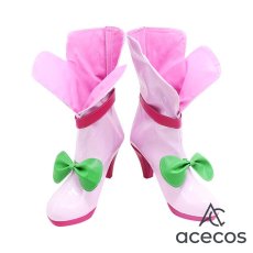 画像2: ヒーリングっど??プリキュア　風　花寺のどか　コスプレ靴　コスプレブーツ　靴用品 (2)