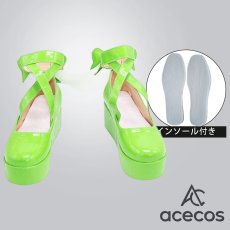 画像1: しゅごキャラ!　風　スゥ　コスプレ靴　コスプレブーツ　靴用品 (1)