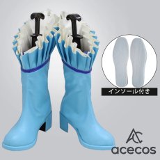 画像1: マーメイドメロディー ぴちぴちピッチ　風　宝生波音　コスプレ靴　コスプレブーツ　靴用品 (1)