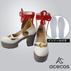 画像1: 原神　風　げんしん　甘雨　カンウ　コスプレ靴　コスプレブーツ　靴用品 (1)