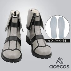 画像1: 無職転生 ?異世界行ったら本気だす?　風　ルーデウス・グレイラット　コスプレ靴　コスプレブーツ　靴用品 (1)