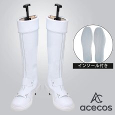画像1: 僕のヒーローアカデミア　風　轟焦凍　コスプレ靴　コスプレブーツ　靴用品 (1)