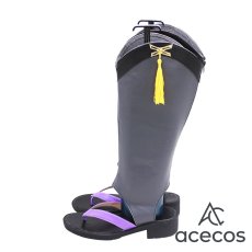 画像5: 原神　風　げんしん　散兵　ファデュイ　スカラマシュ　Scaramouche　コスプレ靴　コスプレブーツ　靴用品 (5)