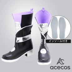 画像1: 刀剣乱舞　風　源清麿　コスプレ靴　コスプレブーツ　靴用品 (1)