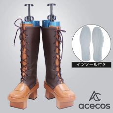画像1: VOCALOID　風　初音ミク　千本桜　コスプレ靴　コスプレブーツ　靴用品 (1)