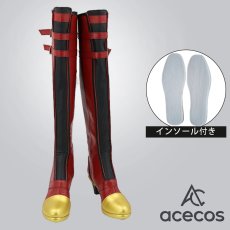 画像1: あんさんぶるスターズ！　風　あんスタ　影片みか　コスプレ靴　コスプレブーツ　靴用品 (1)