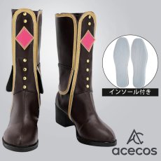 画像1: ラブライブ!虹ヶ咲学園スクールアイドル同好会　風　A・ZU・NA　上原歩夢　コスプレ靴　コスプレブーツ　靴用品 (1)