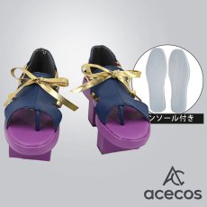 画像1: アークナイツ　風　サガ(Saga）　コスプレ靴　コスプレブーツ　靴用品 (1)