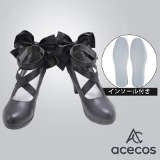 画像1: ウマ娘プリティーダービー　風　ライスシャワー　コスプレ靴　コスプレブーツ　靴用品 (1)