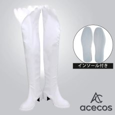 画像1: ISLAND　風　アイランド　御原凛音　コスプレ靴　コスプレブーツ　靴用品 (1)