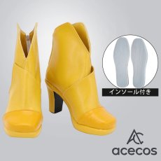 画像1: Yes!プリキュア5GoGo!　風　春日野うらら(キュアレモネード)　コスプレ靴　コスプレブーツ　靴用品 (1)