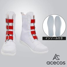 画像1: ザ・キング・オブ・ファイターズ　風　HE KING OF FIGHTERS XIV　シュンエイ　コスプレ靴　コスプレブーツ　靴用品 (1)