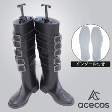 画像1: アリスマッドネスリターンズ　風　アリス　クラシック　コスプレ靴　コスプレブーツ　靴用品 (1)