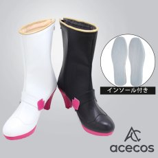 画像1: ウマ娘プリティーダービー　風　サクラバクシンオー　コスプレ靴　コスプレブーツ　靴用品 (1)