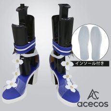 画像1: 原神　風　げんしん　バーバラ　水着　余韻の叙述　サマータイムスパークル　コスプレ靴　コスプレブーツ　靴用品 (1)