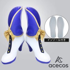 画像1: ウマ娘プリティーダービー　風　エアグルーヴ　コスプレ靴　コスプレブーツ　靴用品 (1)