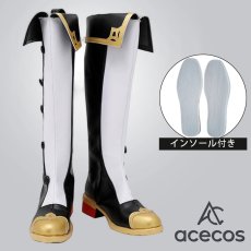 画像1: あんさんぶるスターズ！　風　あんスタ　逆先夏目　コスプレ靴　コスプレブーツ　靴用品 (1)