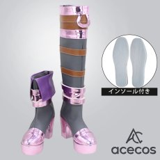 画像1: ウマ娘プリティーダービー　風　ナリタブライアン　コスプレ靴　コスプレブーツ　靴用品 (1)