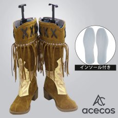 画像1: ウマ娘プリティーダービー　風　タイキシャトル　コスプレ靴　コスプレブーツ　靴用品 (1)