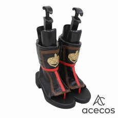 画像3: 原神　風　げんしん　早柚(さゆ／サユ)　コスプレ靴　コスプレブーツ　靴用品 (3)