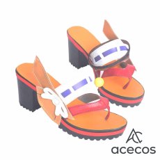 画像3: 原神(げんしん)　風　八重神子(やえみこ)　コスプレ靴　コスプレブーツ　靴用品 (3)