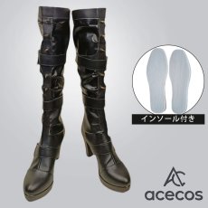 画像1: ニューダンガンロンパV3 みんなのコロシアイ新学期　風　入間美兎　コスプレ靴　コスプレブーツ　靴用品 (1)