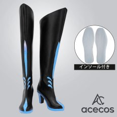 画像1: Fate/Grand Order　風　FGO　モルガン　コスプレ靴　コスプレブーツ　靴用品 (1)