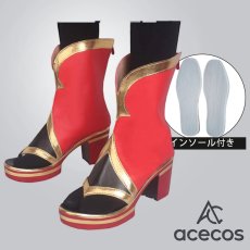 画像1: ウマ娘プリティーダービー　風　キタサンブラック　コスプレ靴　コスプレブーツ　靴用品 (1)
