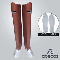 画像1: ウマ娘プリティーダービー　風　イクノディクタス　コスプレ靴　コスプレブーツ　靴用品 (1)