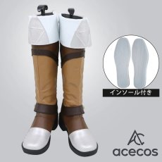 画像1: ゼルダの伝説 ブレスオブザワイルド　風　ゼルダ姫　コスプレ靴　コスプレブーツ　靴用品 (1)