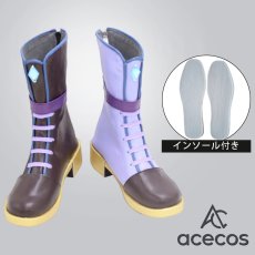 画像1: ウマ娘プリティーダービー　風　アドマイヤベガ　コスプレ靴　コスプレブーツ　靴用品 (1)