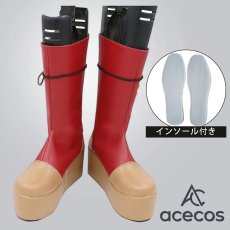 画像1: Fate/Grand Order　風　FGO　鈴鹿御前　コスプレ靴　コスプレブーツ　靴用品 (1)